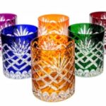 kryształowe szklanki do whisky kolorowe